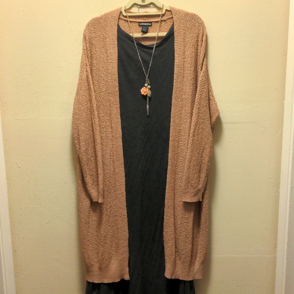 Long Open Cardigan by Lauren Michelle